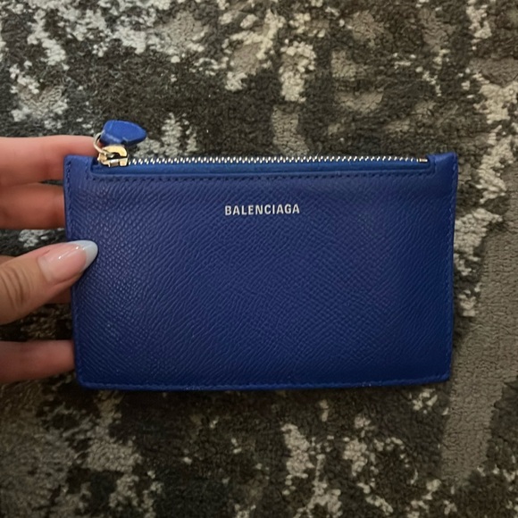 Balenciaga card pouch wallet leather - Picture 1 of 4